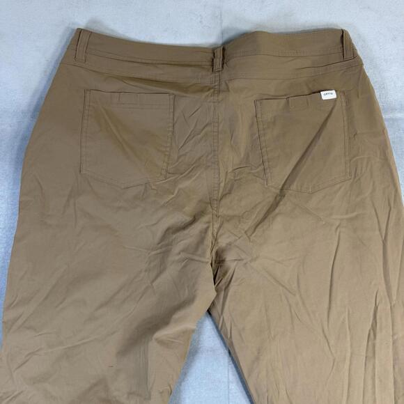 Orvis Fleece Lined Pants Mens 40x32 Tan Classic Winter Tech Cargo Outdoor - Picture 4 of 8